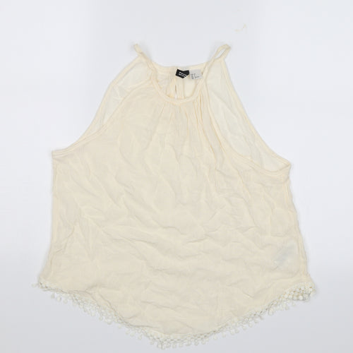 Divided Womens White   Camisole Blouse Size 8