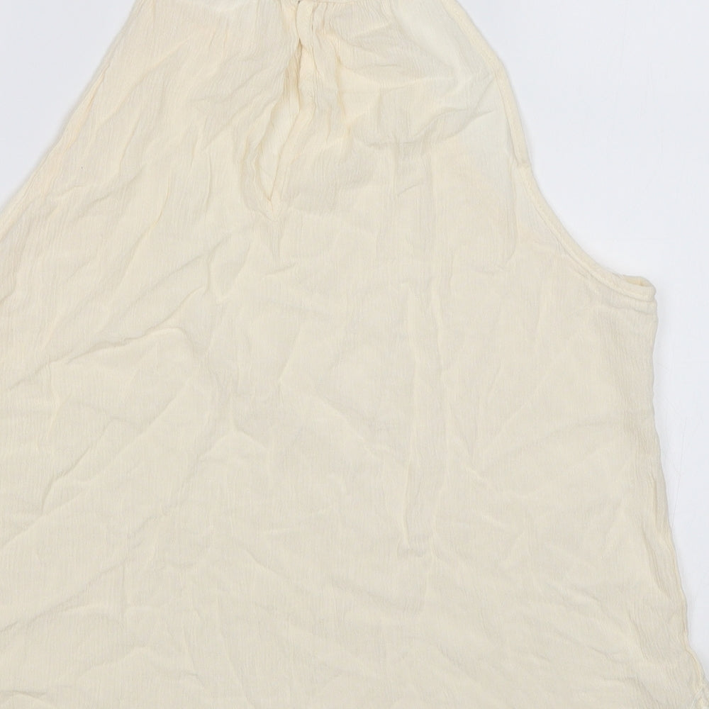 Divided Womens White   Camisole Blouse Size 8