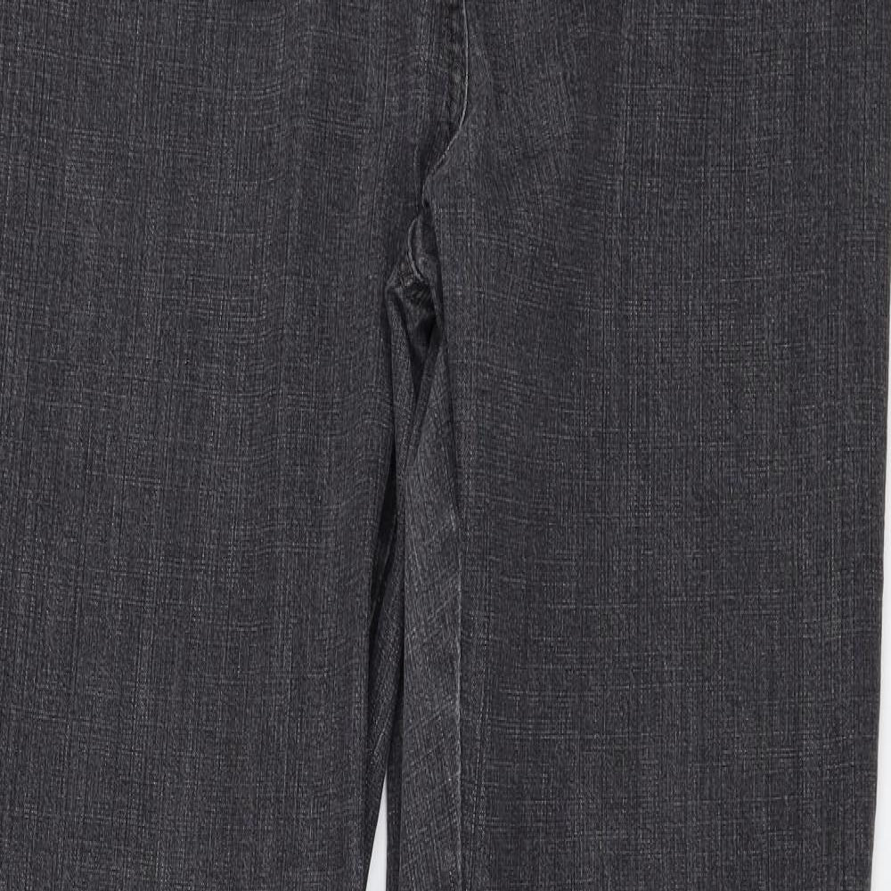 BM Womens Black  Denim Bootcut Jeans Size 16 L28 in