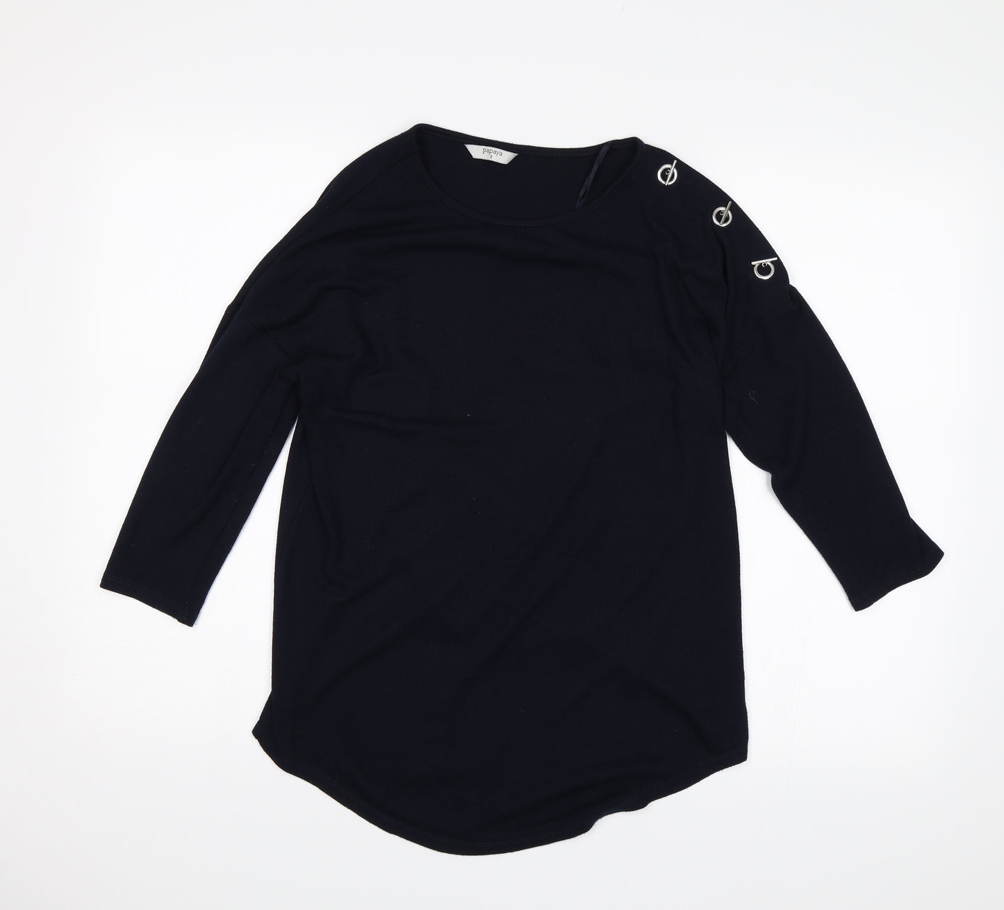 Papaya Womens Blue   Jersey T-Shirt Size S
