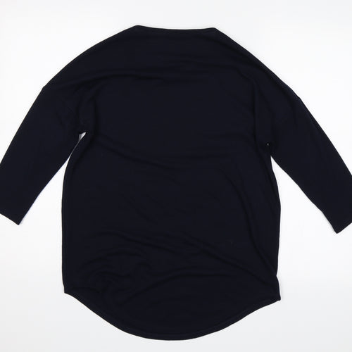 Papaya Womens Blue   Jersey T-Shirt Size S
