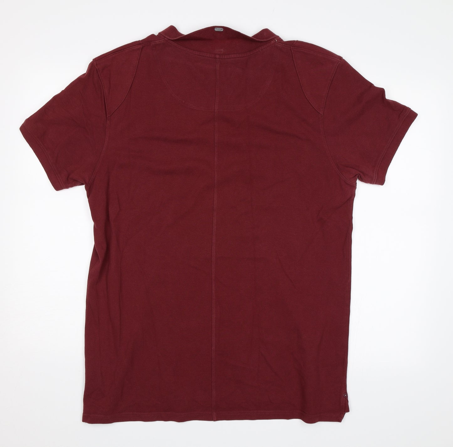 Police Womens Red   Basic Polo Size 6