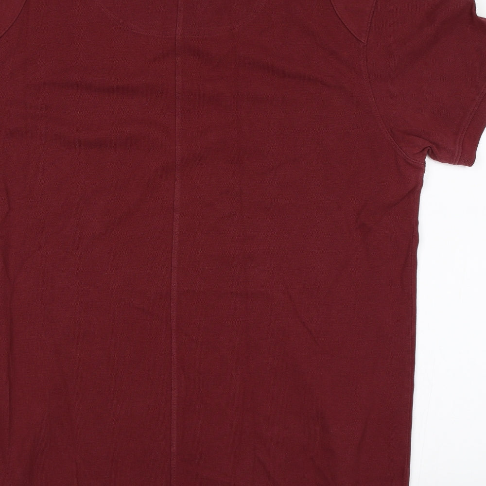 Police Womens Red   Basic Polo Size 6