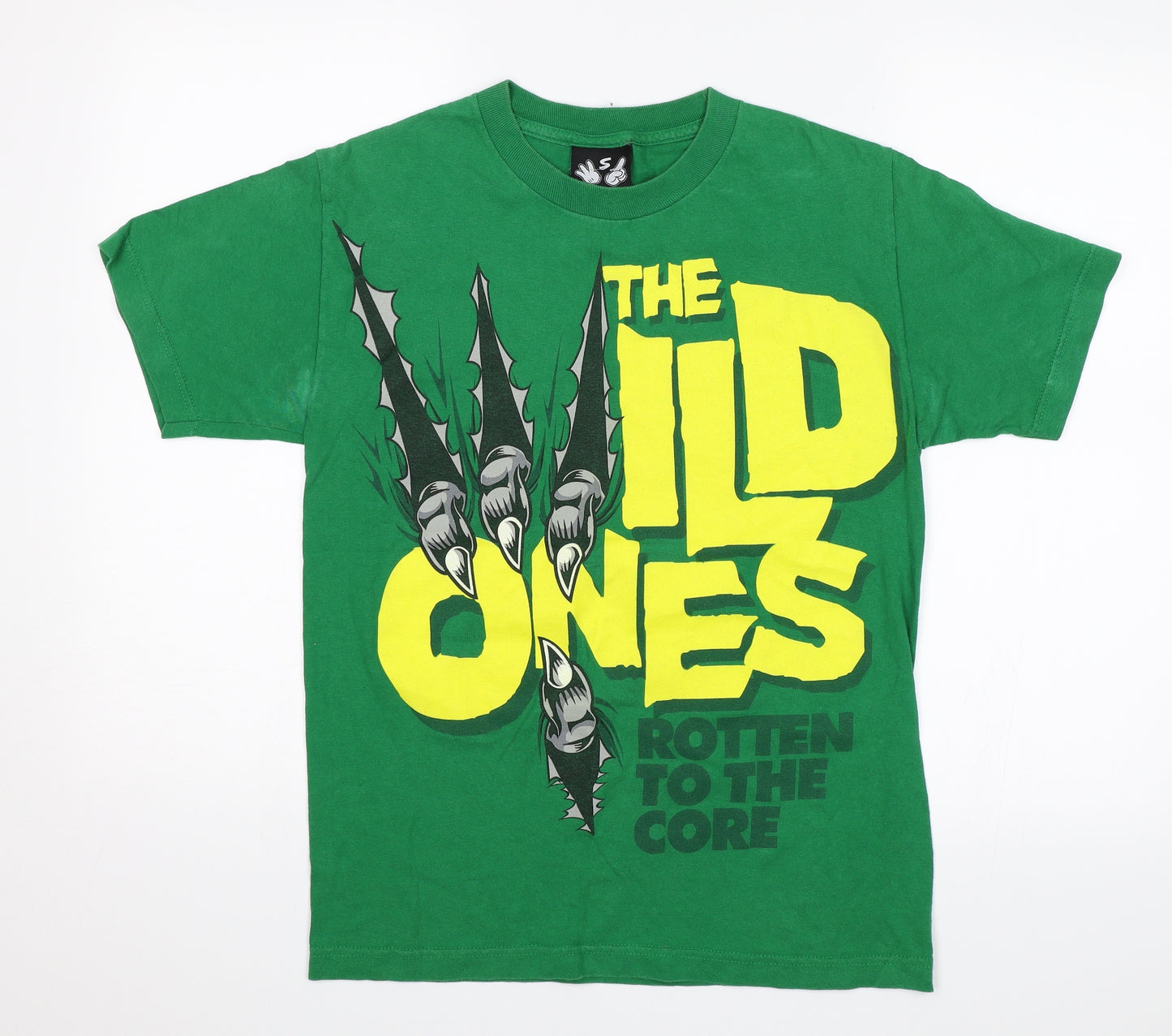 Preworn Mens Green    T-Shirt Size S  - The Wild Ones