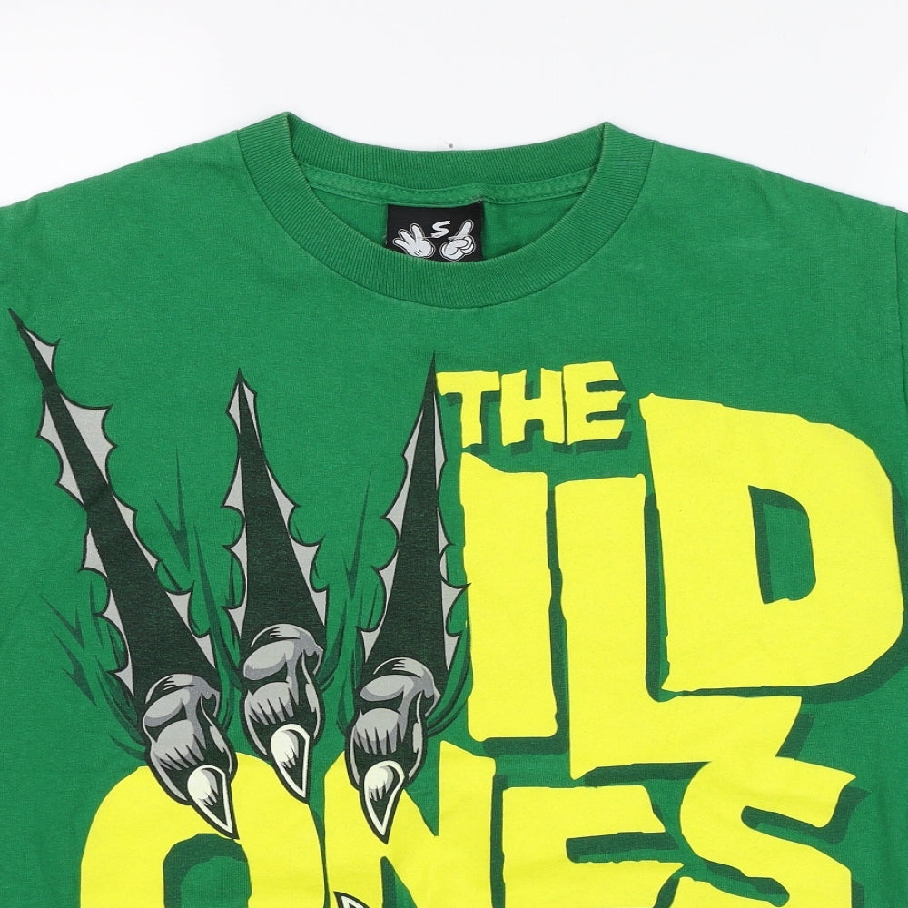 Preworn Mens Green    T-Shirt Size S  - The Wild Ones