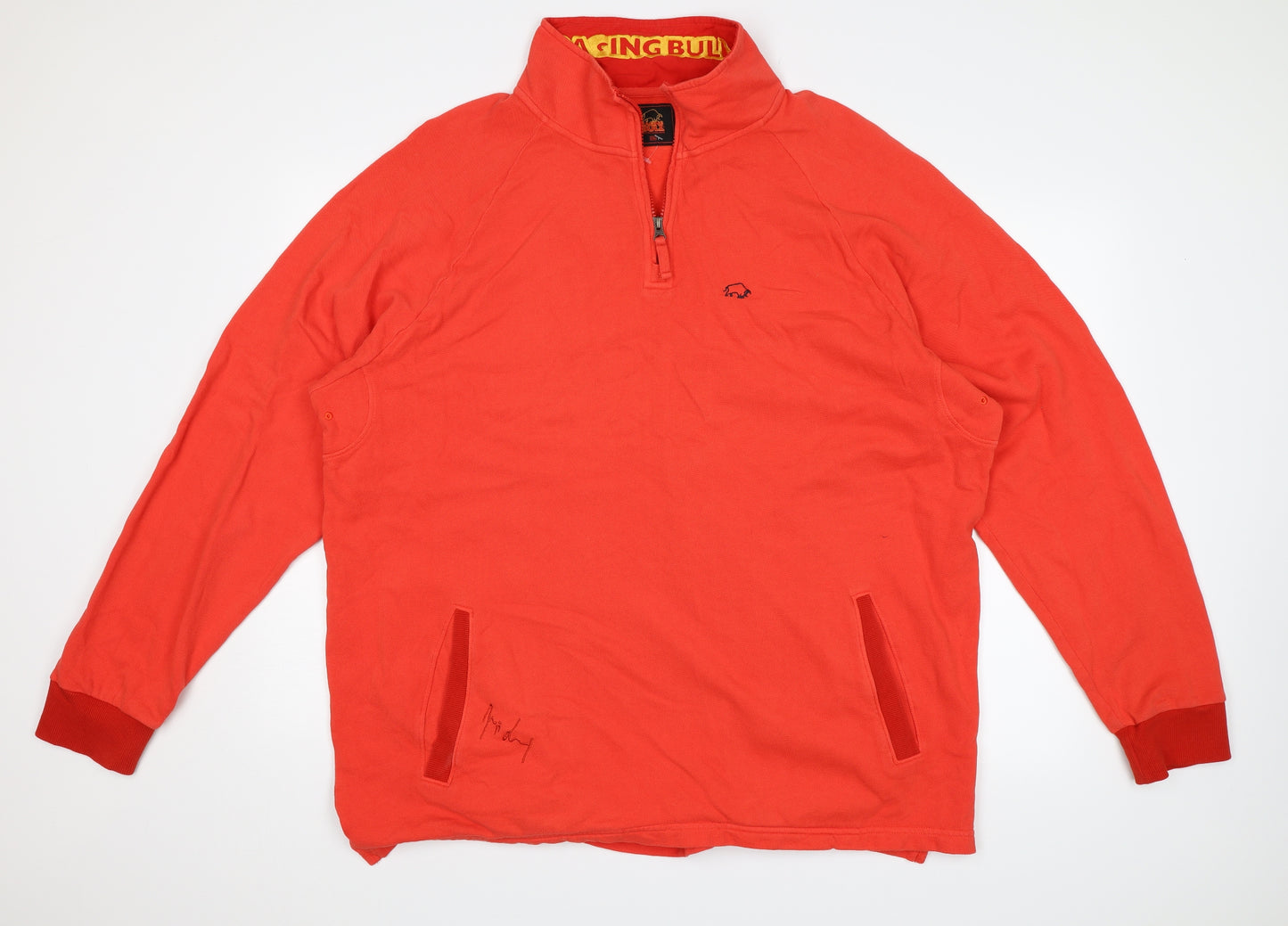 Raging Bull Mens Orange    Polo Size 2XL