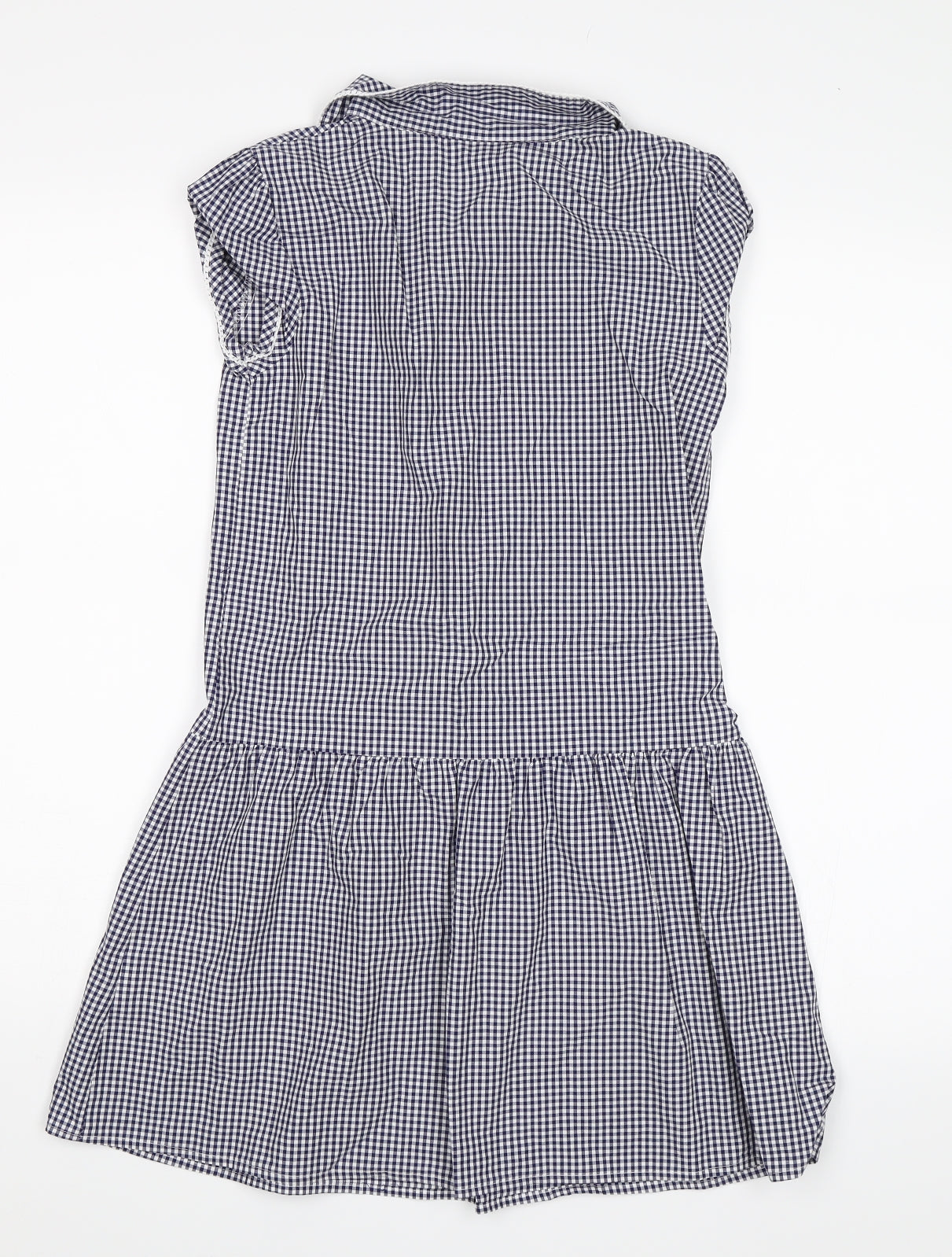 NEXT Girls Blue Check  Shift  Size 10 Years  - School