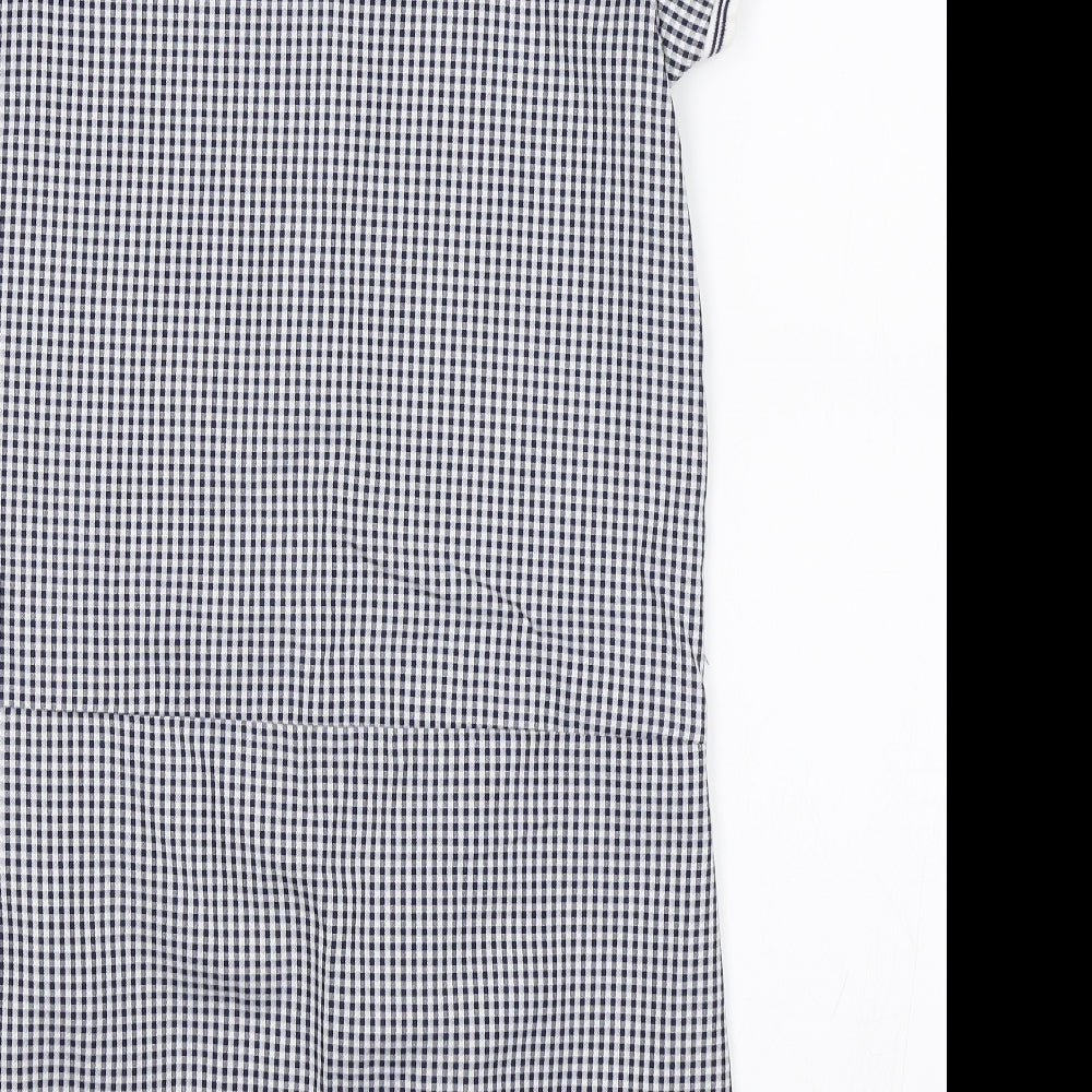 George Girls Blue Check  Shift  Size 10-11 Years  - School