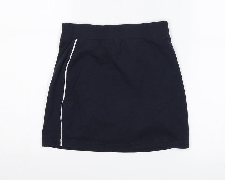 TU Girls Blue Straight & Pencil Skirt Size 9 Years - School