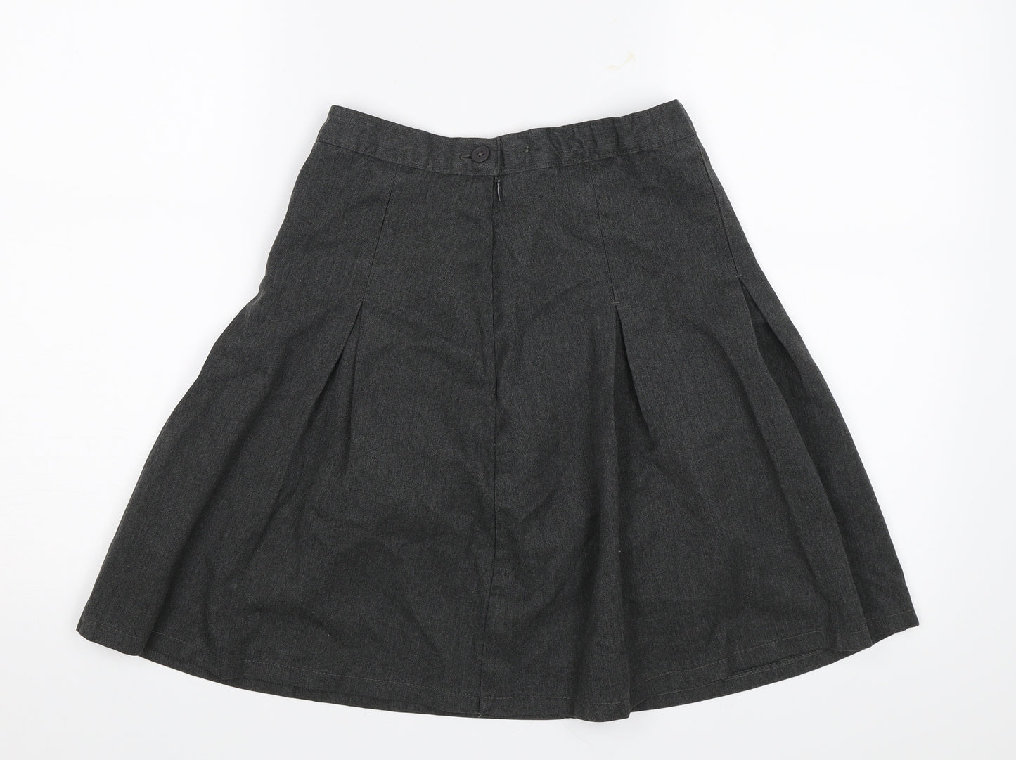 M&S Girls Grey   Straight & Pencil Skirt Size 11-12 Years - School