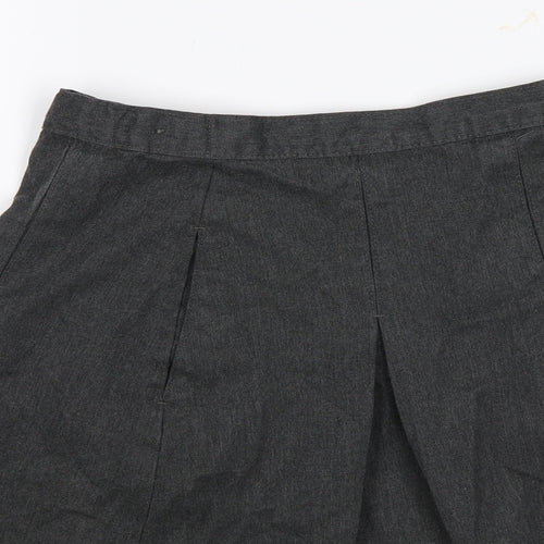 M&S Girls Grey   Straight & Pencil Skirt Size 11-12 Years - School