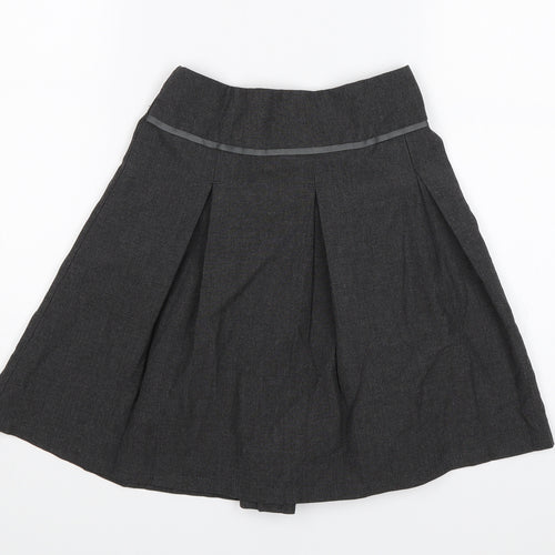 TU Girls Grey   Straight & Pencil Skirt Size 9 Years - School