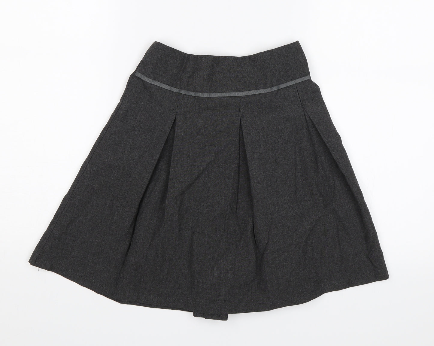 TU Girls Grey   Straight & Pencil Skirt Size 9 Years - School