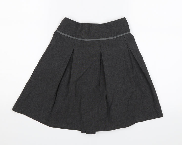 TU Girls Grey   Straight & Pencil Skirt Size 9 Years - School