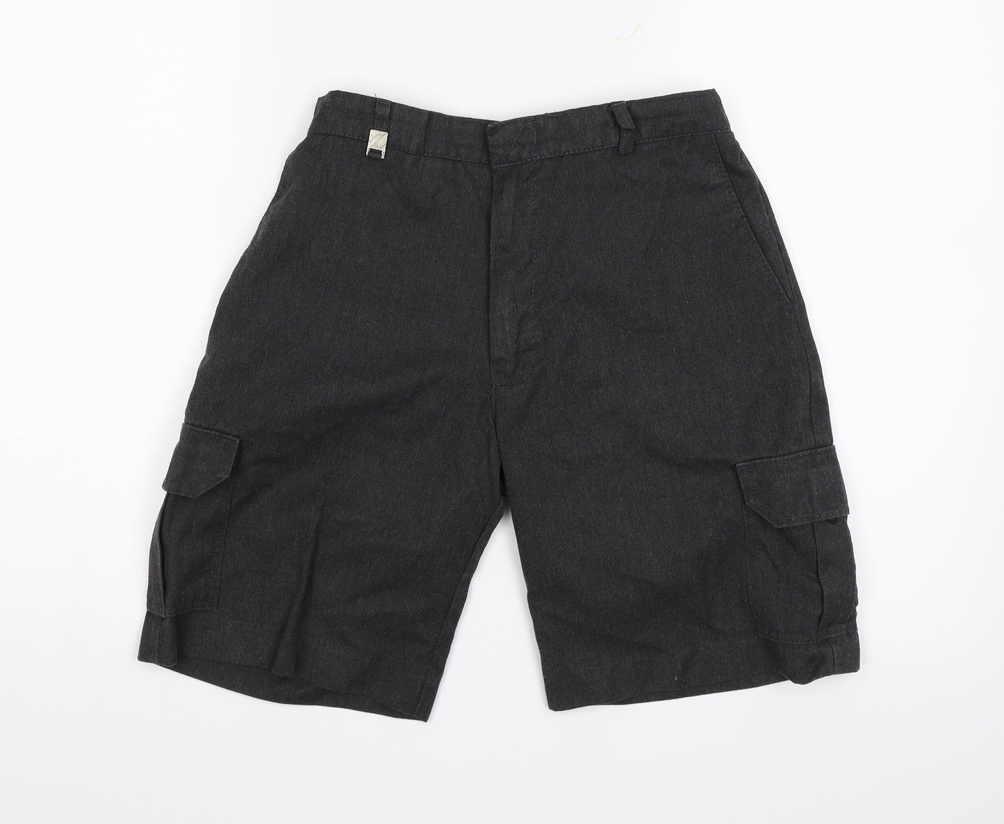 Zeco Boys Grey   Cargo Shorts Size 11-12 Years - School
