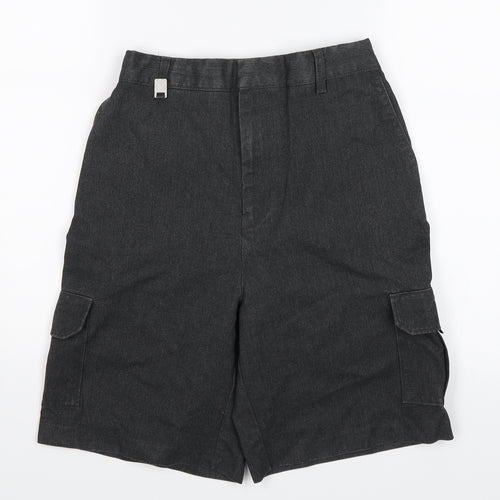 Zeco Boys Grey   Cargo Shorts Size 11-12 Years - School