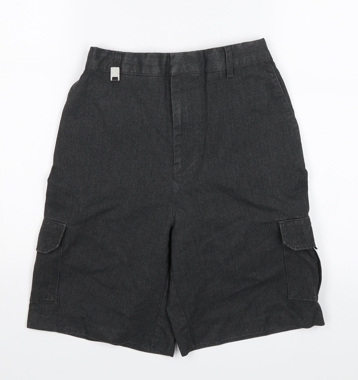 Zeco Boys Grey   Cargo Shorts Size 11-12 Years - School