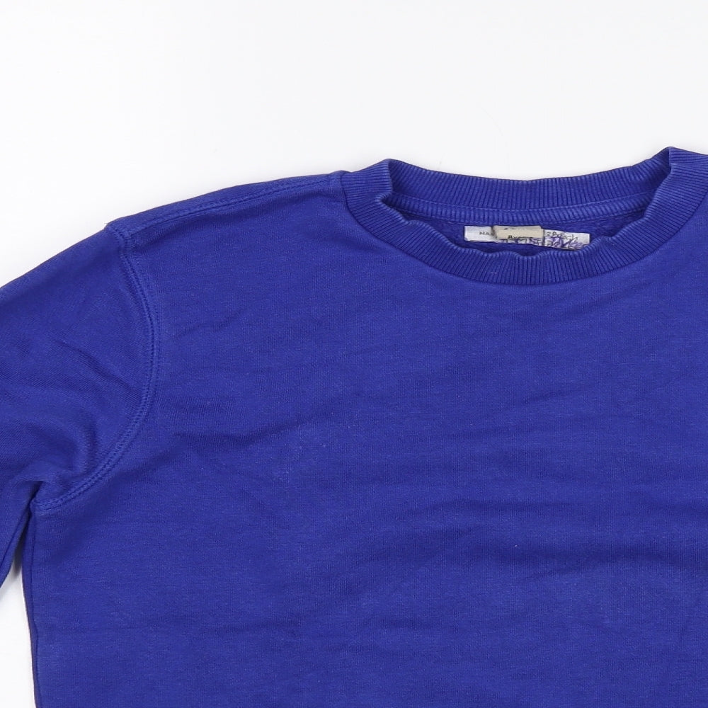 TU Boys Blue   Pullover Jumper Size 8 Years  - school