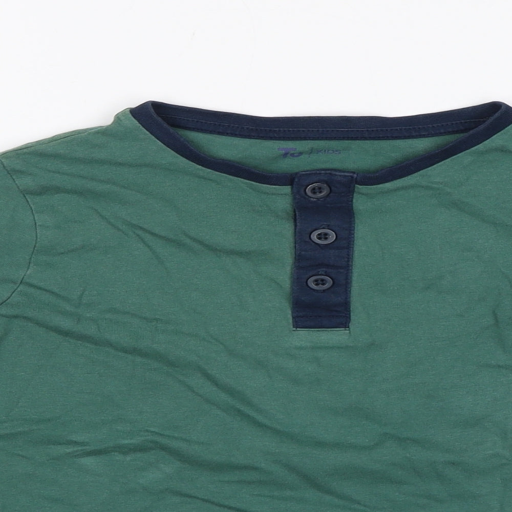 TU Boys Green   Jersey T-Shirt Size 8 Years