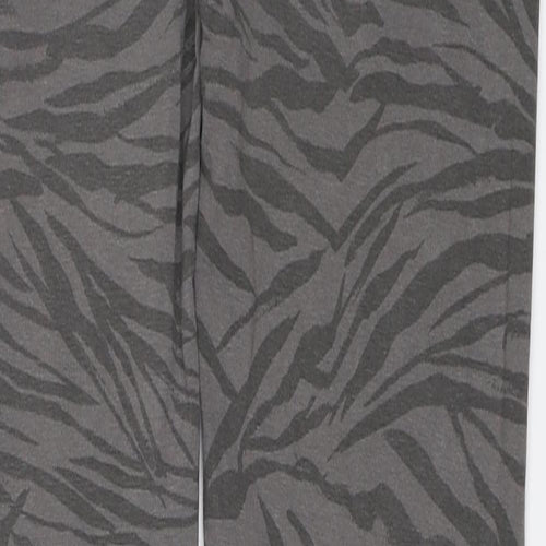 TU Girls Grey Animal Print  Jegging Trousers Size 12 Years