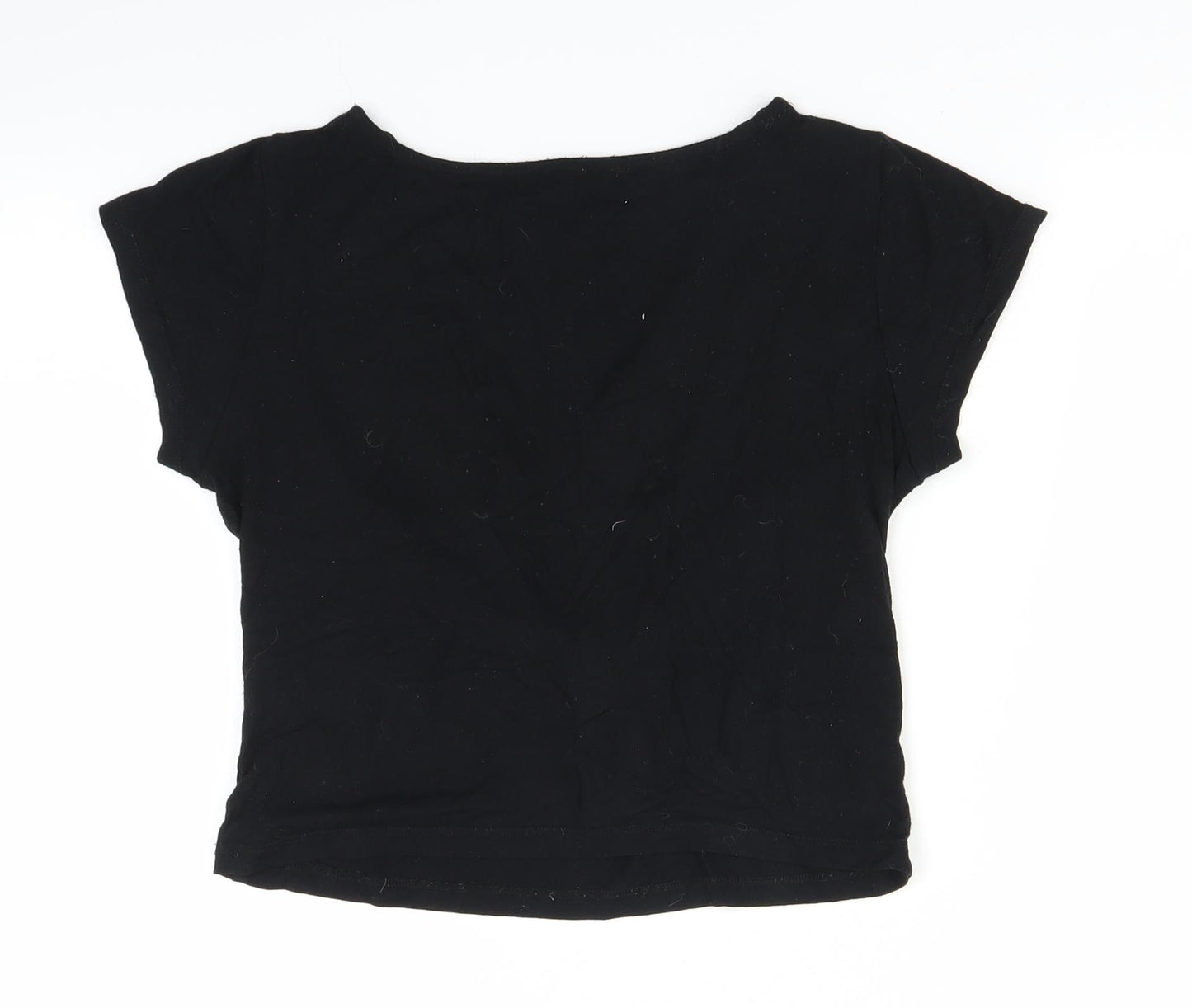 Select Womens Black   Basic T-Shirt Size 10