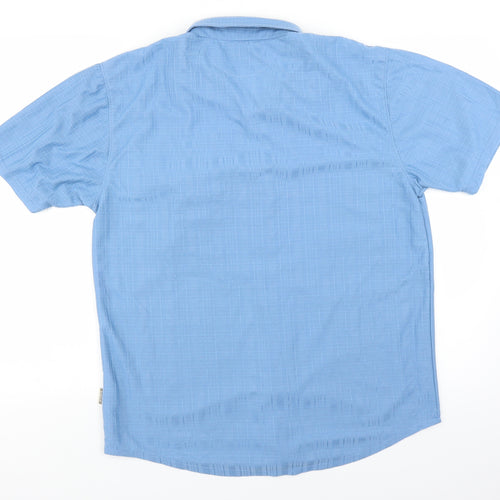 sun cai Mens Blue    Button-Up Size L