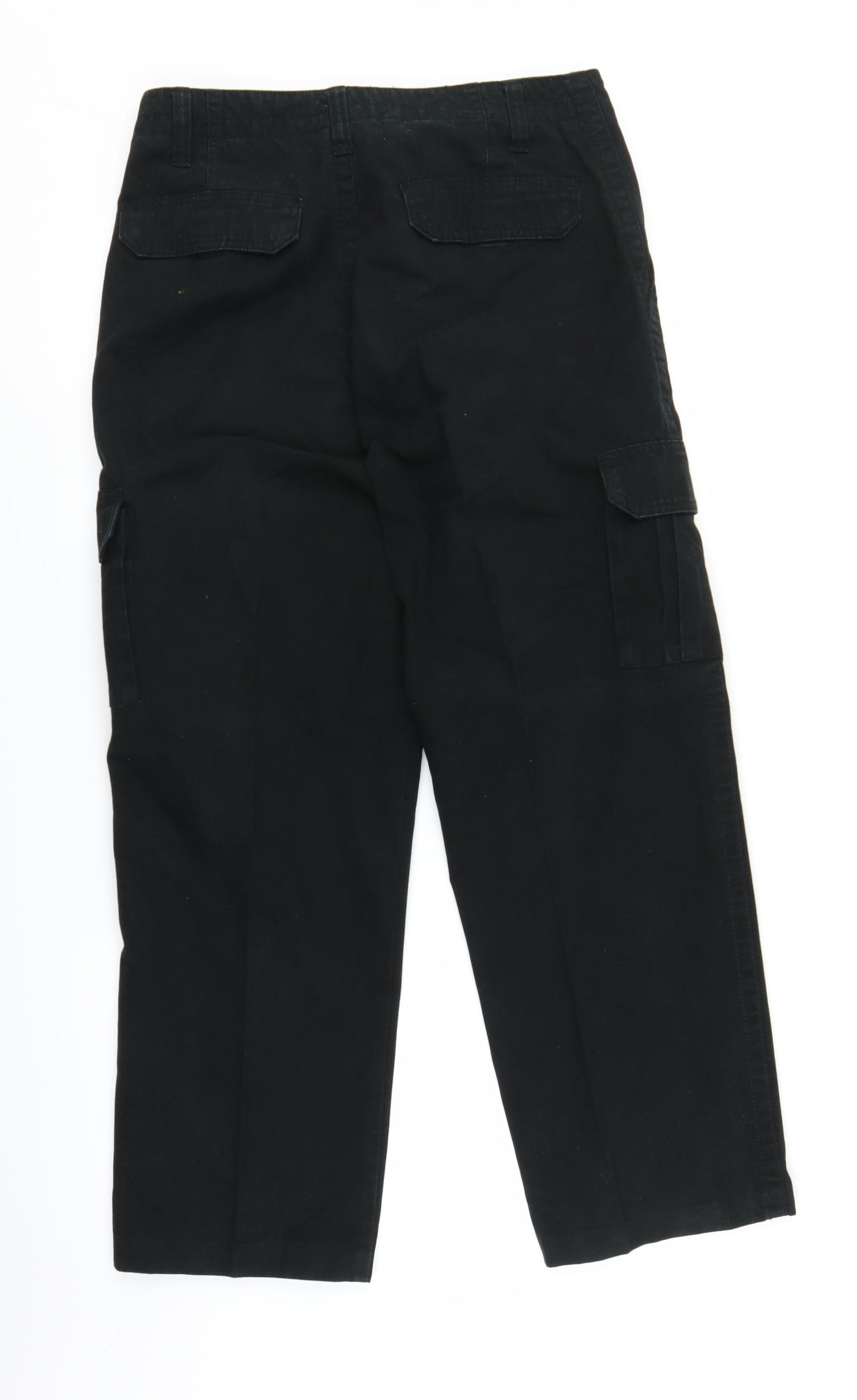 George Mens Black  Denim Cargo Trousers Size 32 in L27 in