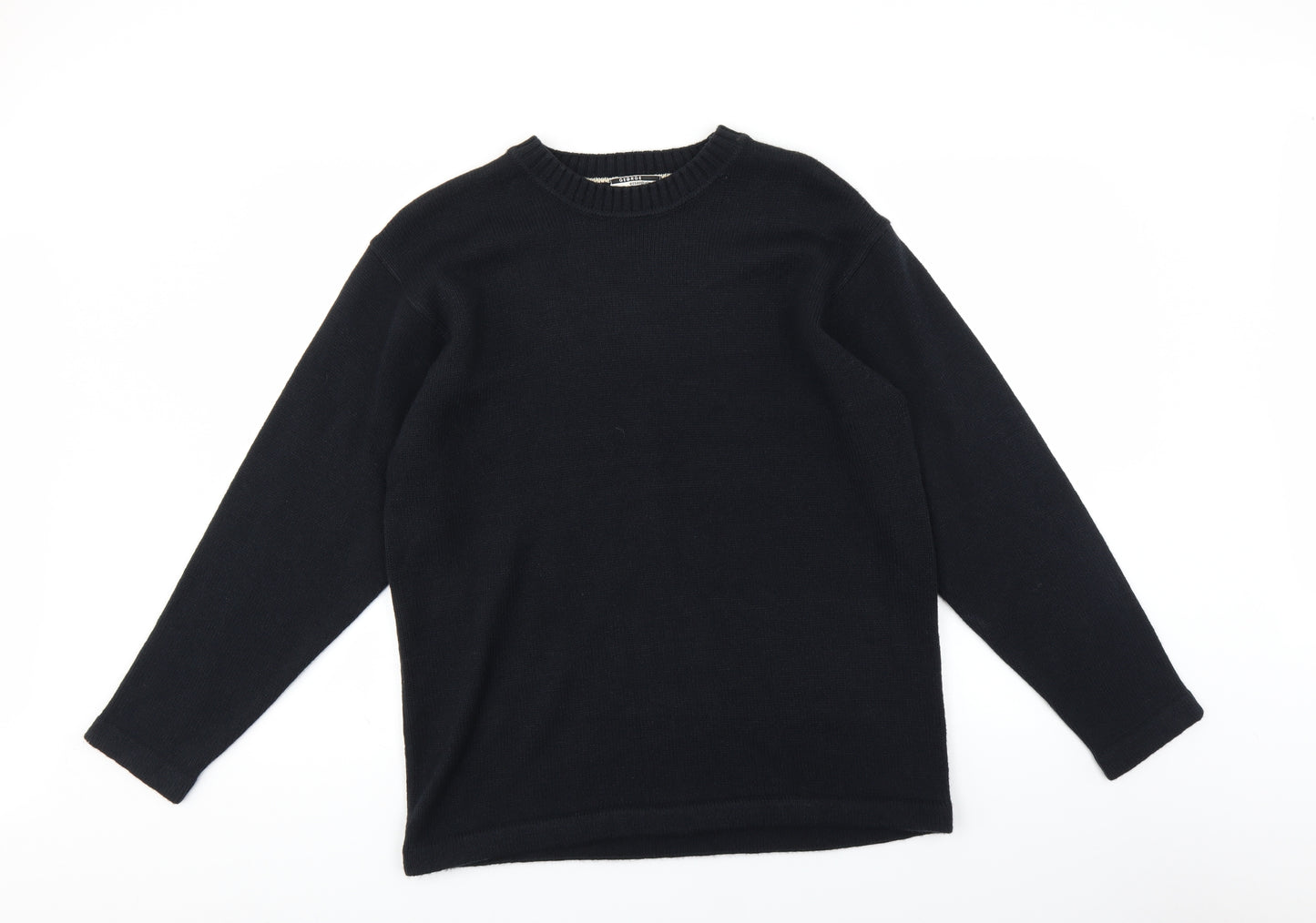 George Mens Blue  Knit Pullover Jumper Size M