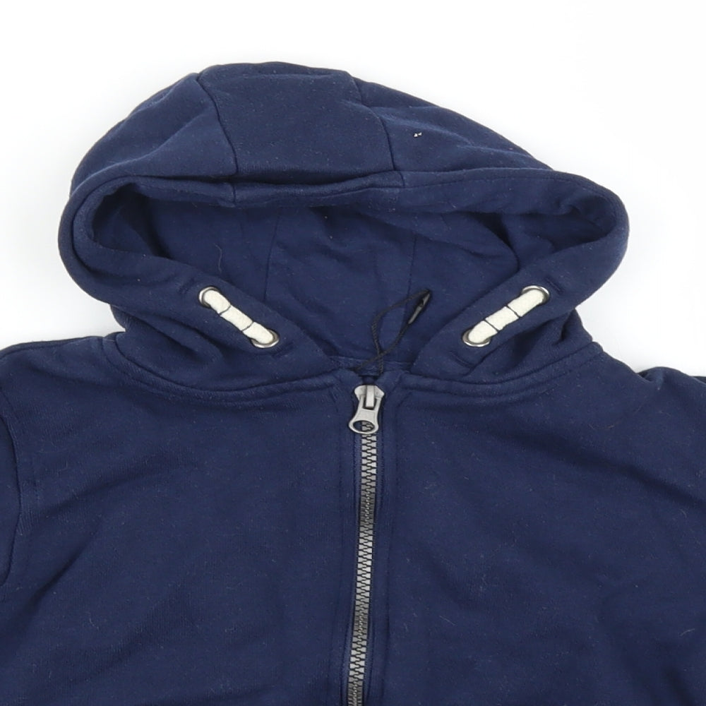 Primark Boys Blue   Full Zip Hoodie Size 3-4 Years