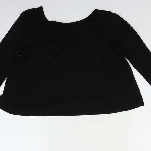 Light Before Dark Womens Black   Basic Blouse Size XS
