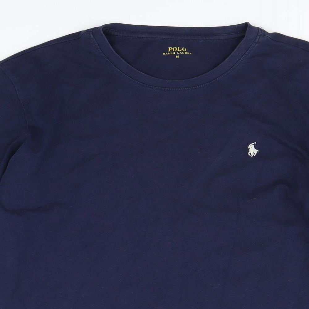 Ralph Lauren Mens Blue    T-Shirt Size M