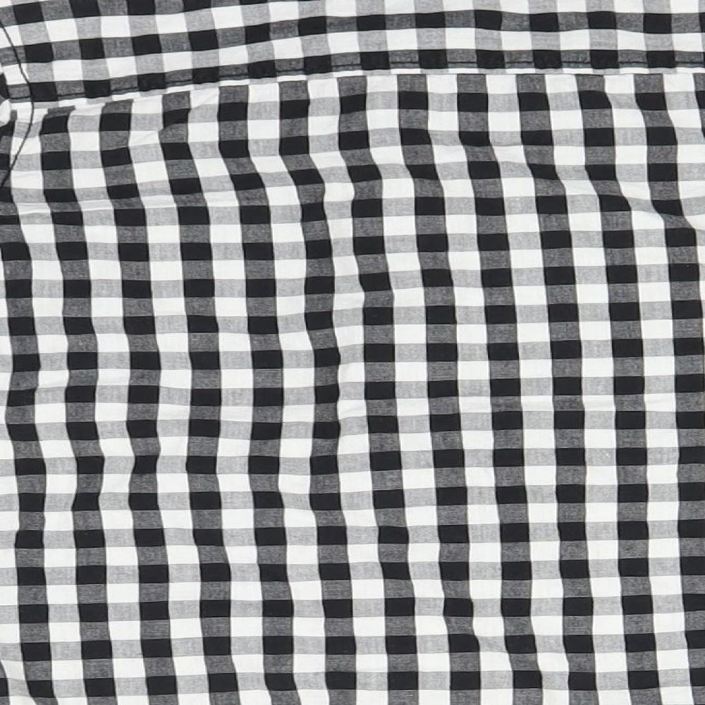 St Bernard Boys Black Check  Basic Button-Up Size 4 Years