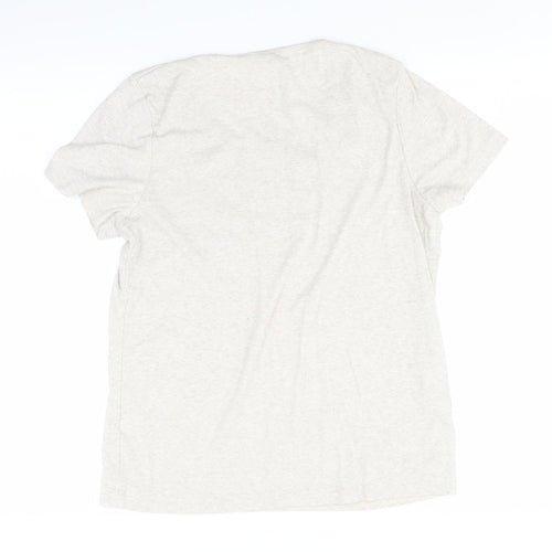 BM Womens Beige   Basic T-Shirt Size M