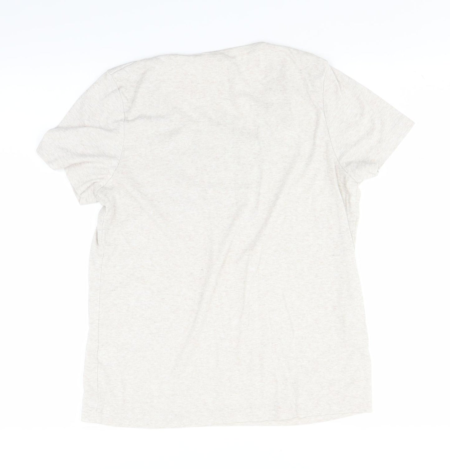 BM Womens Beige   Basic T-Shirt Size M