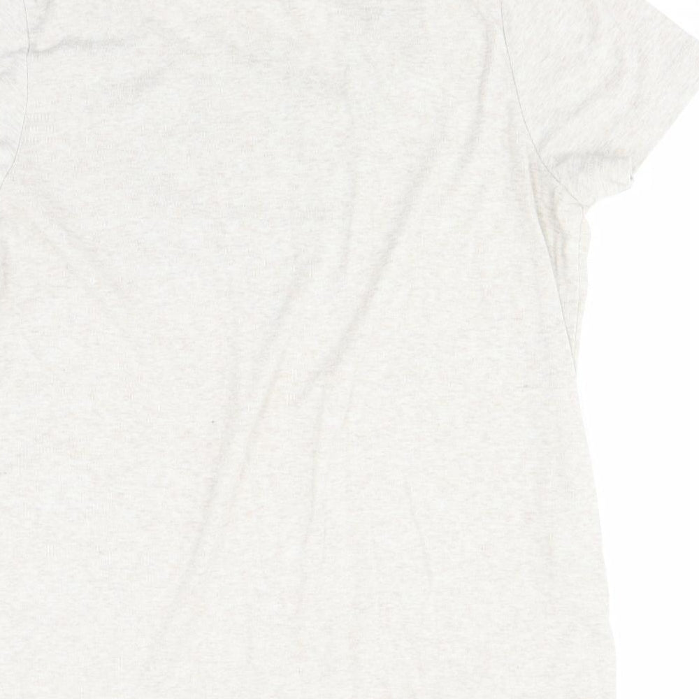 BM Womens Beige   Basic T-Shirt Size M