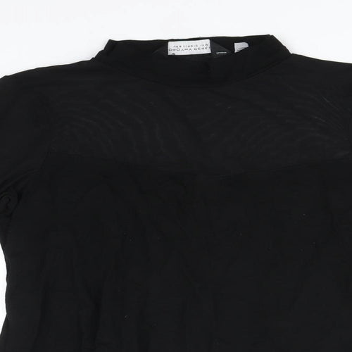Dorothy Perkins Womens Black   Basic T-Shirt Size 8