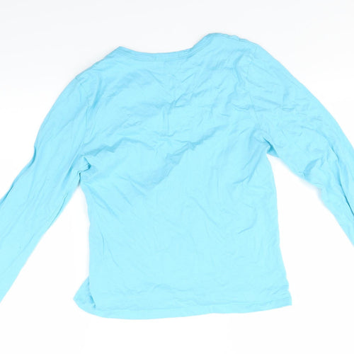 Preworn Womens Blue   Basic T-Shirt Size 12