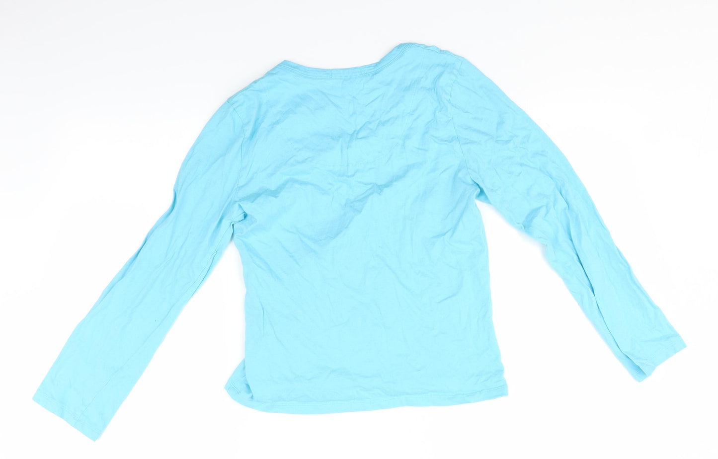 Preworn Womens Blue   Basic T-Shirt Size 12