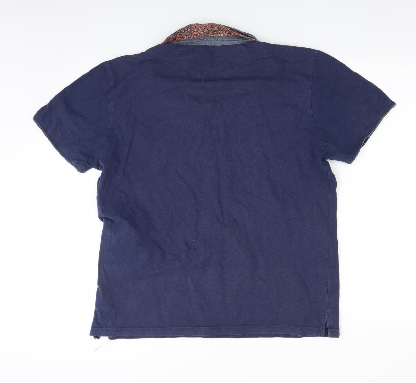 Cedar Wood State Mens Blue    Polo Size L