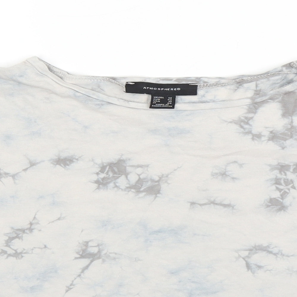 Atmosphere Womens Grey   Cropped T-Shirt Size 14