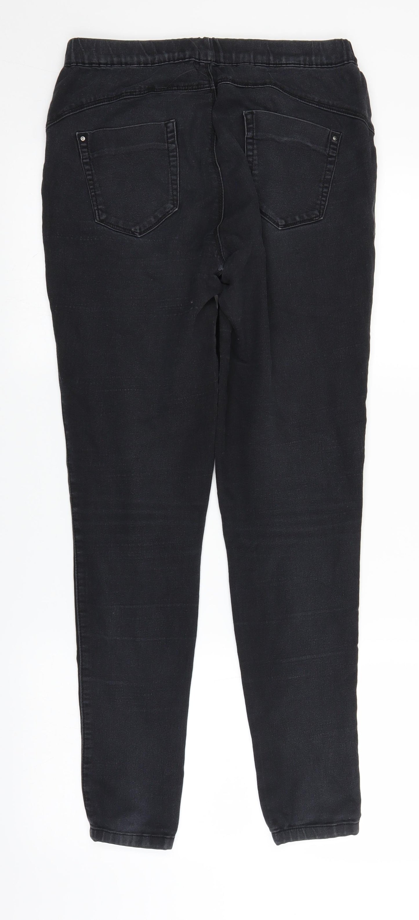 Primark Womens Black  Denim Jegging Jeans Size 12 L26 in