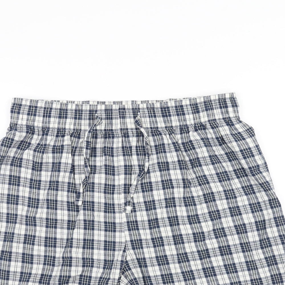 TU Mens White   Sweat Shorts Size M