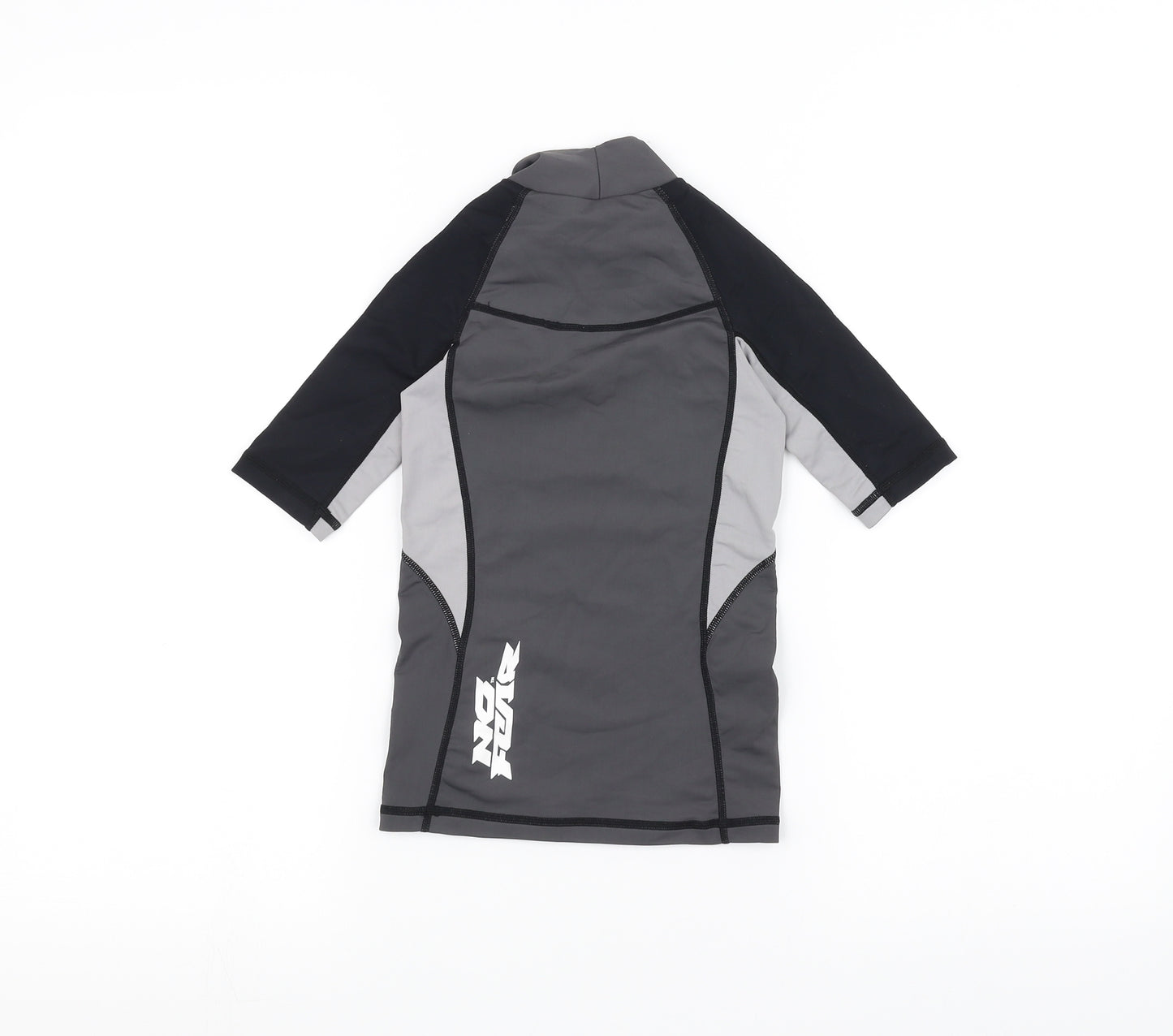 No Fear Girls Grey   Basic T-Shirt Size 7-8 Years