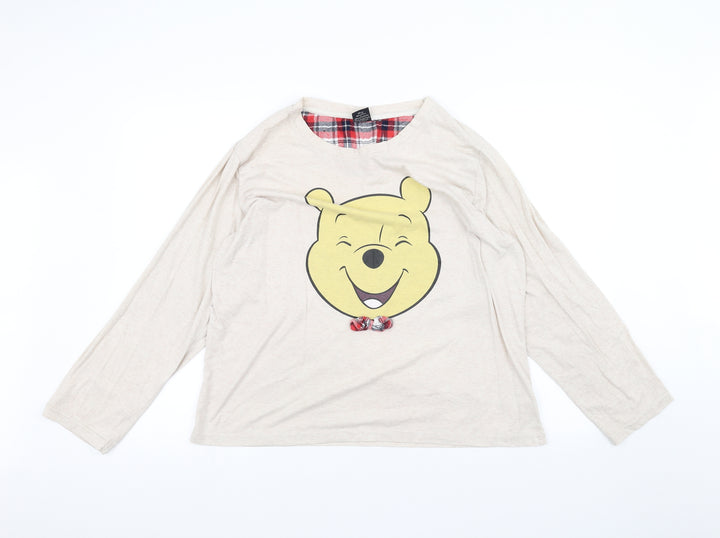 Love To Lounge Womens White   Basic T-Shirt Size XL  - Winnie the Pooh