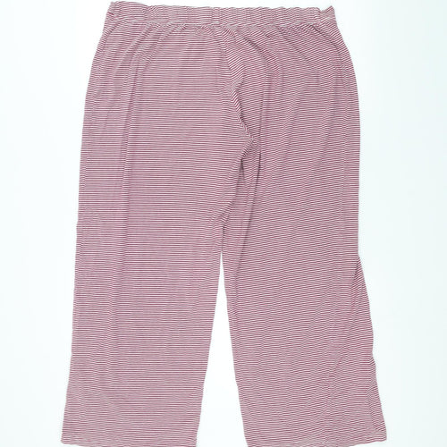 BHS Womens Red Striped  Trousers  Size 16 L24 in