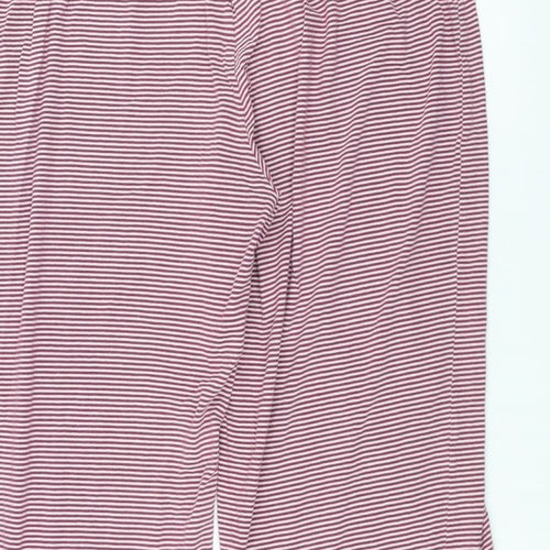 BHS Womens Red Striped  Trousers  Size 16 L24 in