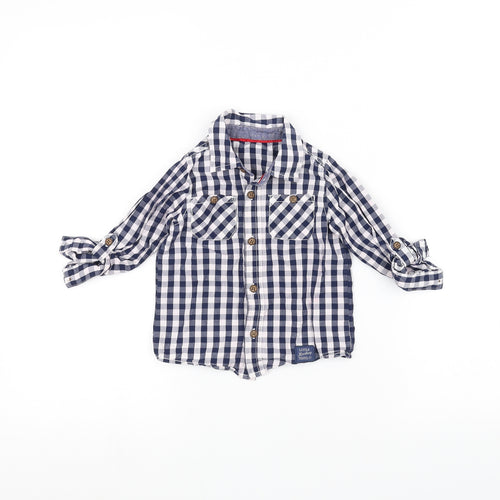 George Baby Blue   Basic Button-Up Size 12-18 Months