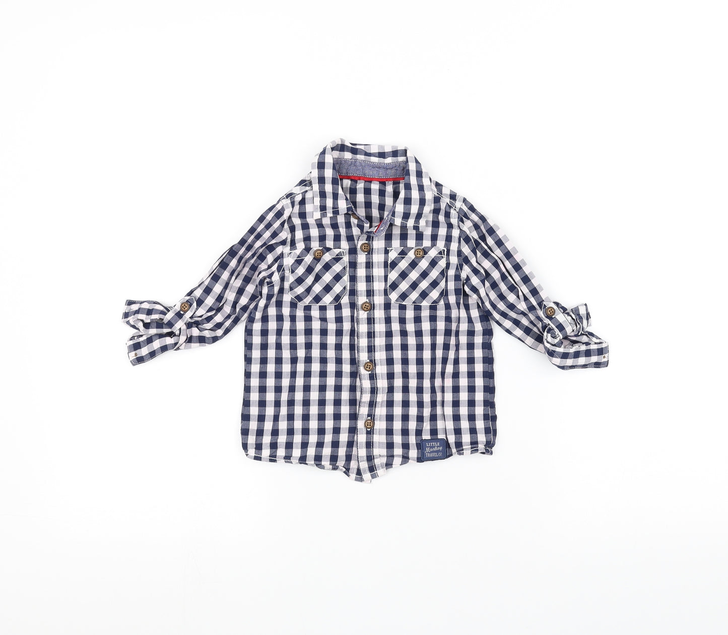 George Baby Blue   Basic Button-Up Size 12-18 Months
