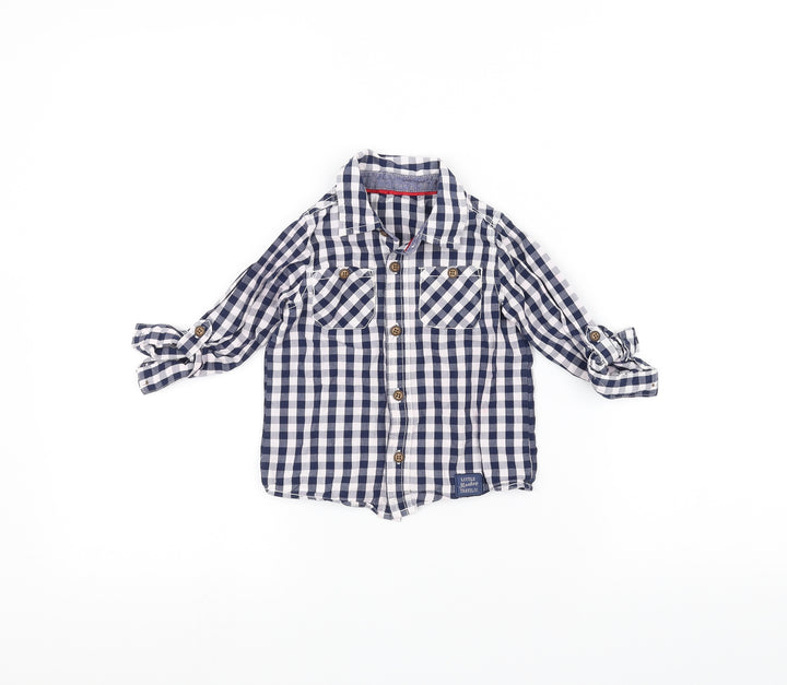 George Baby Blue   Basic Button-Up Size 12-18 Months
