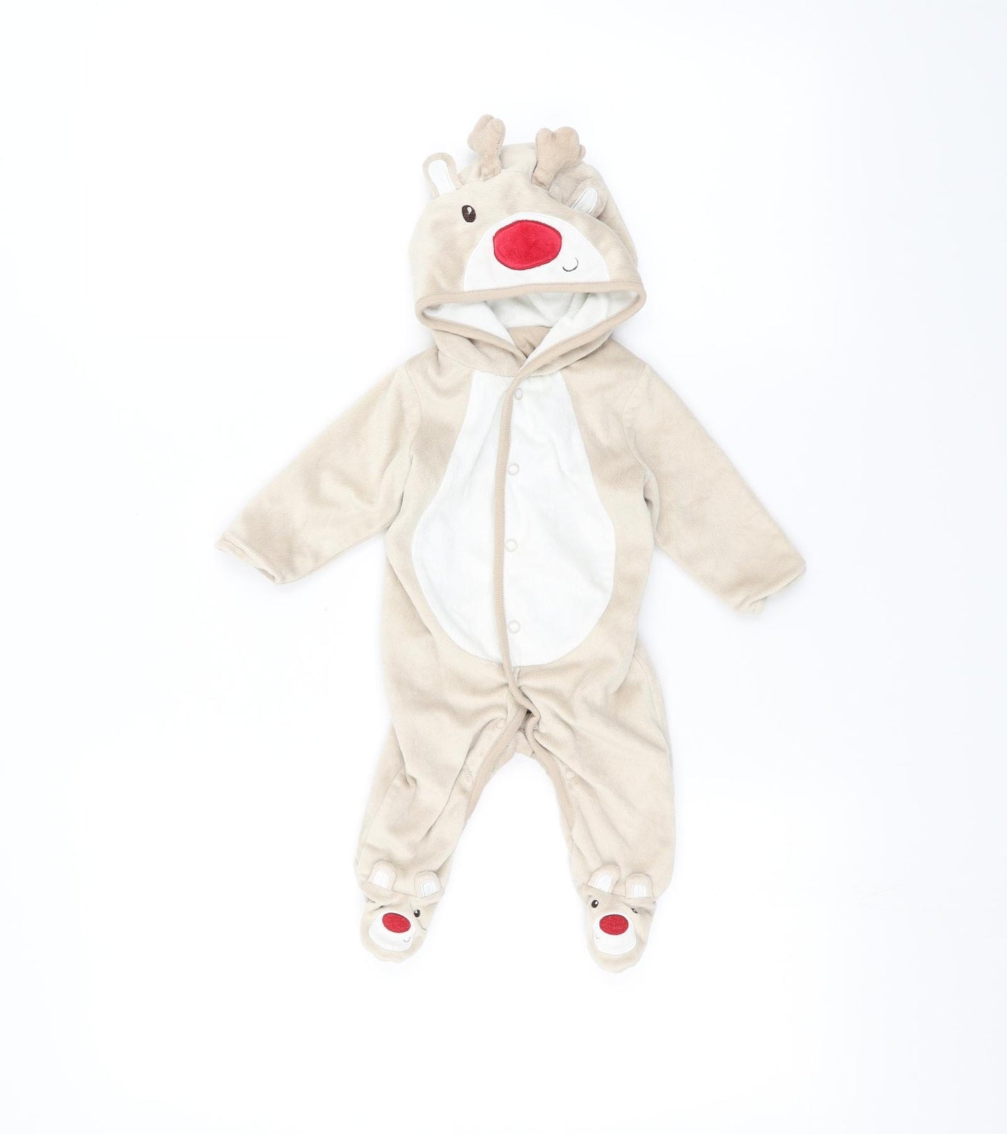George Baby Brown   Babygrow One-Piece Size 0-3 Months  - Deer